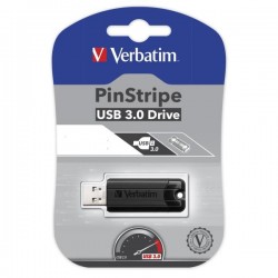 VERBATIM MEMORY USB -128GB- PIN STRIPE 3.0