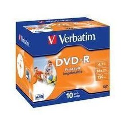 VERBATIM DVD-R 4 7GB   16X   STAMP.CF.10   S