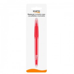 Scatto BL 1PZ PENNA GEL CANCEL 0.7MM ROSSO